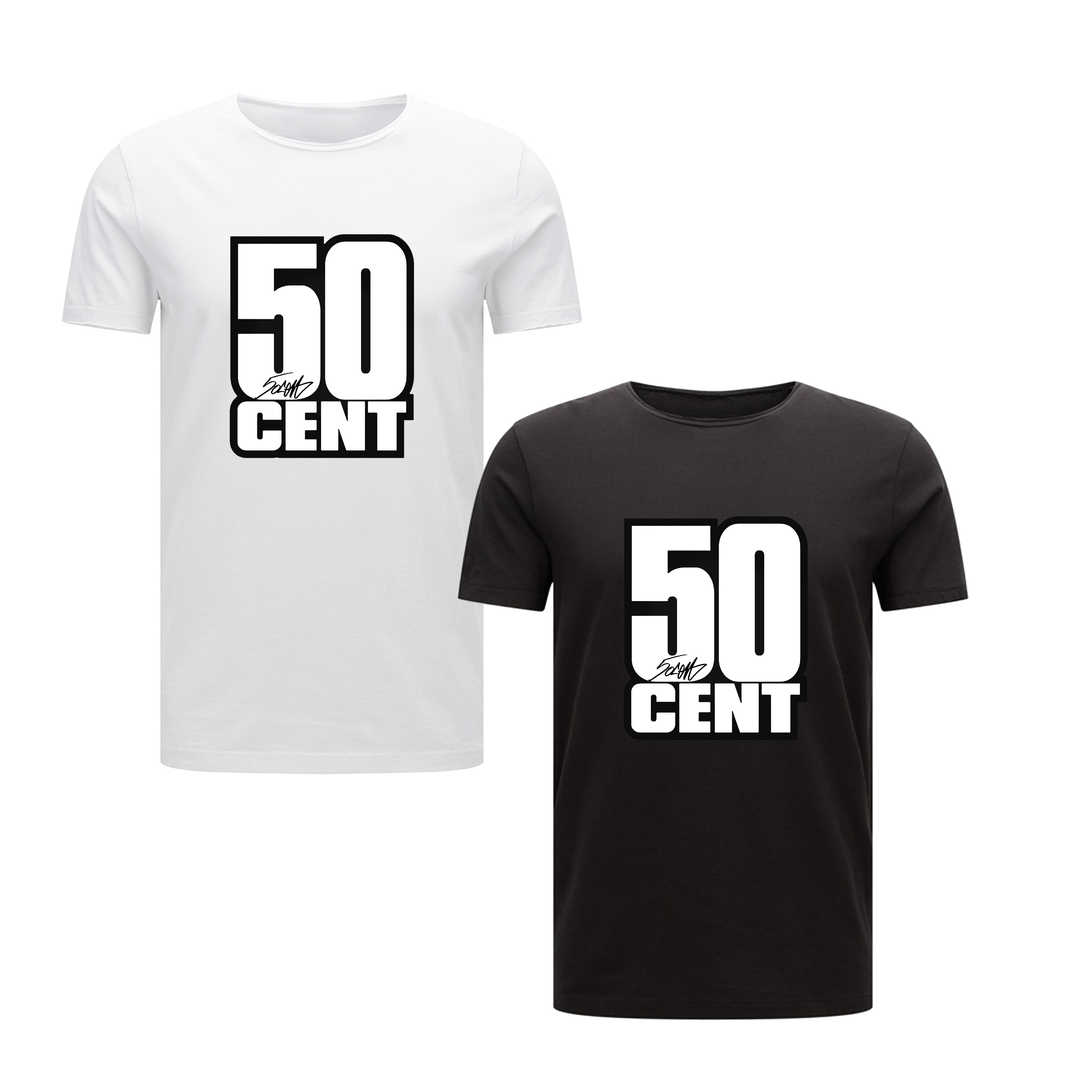 Rap Legends 50 Cent Womens T-Shirt Tee