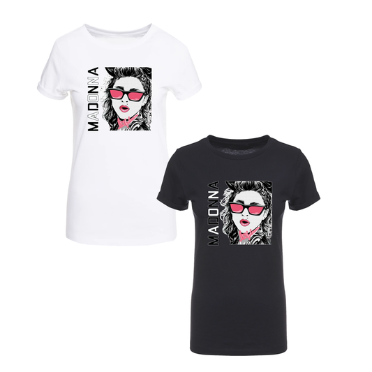 The Legend Singer Madonna Top Retro Style Queen On Tour Pop Women's Cool T-shirt
