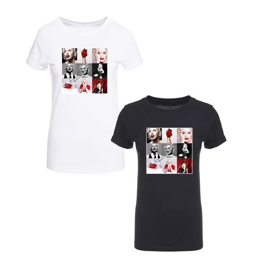 Rebel Heart Madonna On Tour 2023 Top Women's T-shirt Latest Fashion Queen Event