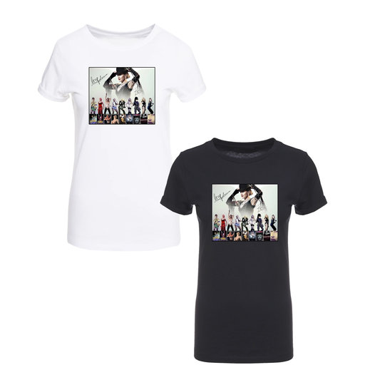 Top Music Night Madonna Poster Design Ladies T-shirt Pop Star Event Fashion 2023