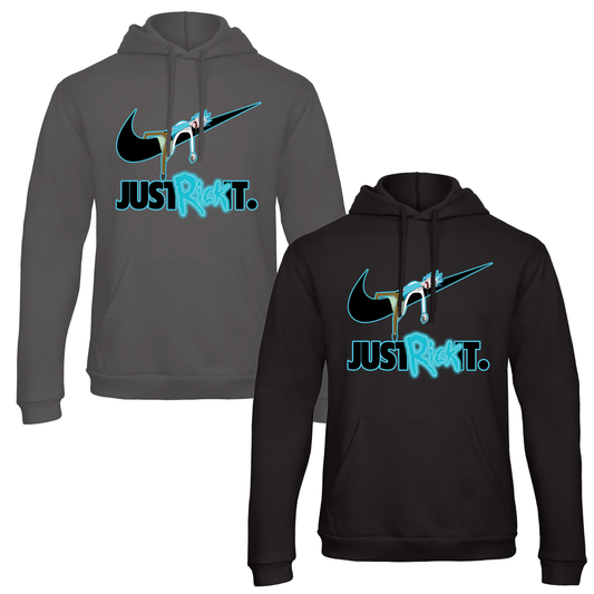 Just Rick It Hoodie Rick And Morty Hoody Funny Just Do IT Later Joke Unisex Adults Jumper Xmas Gift